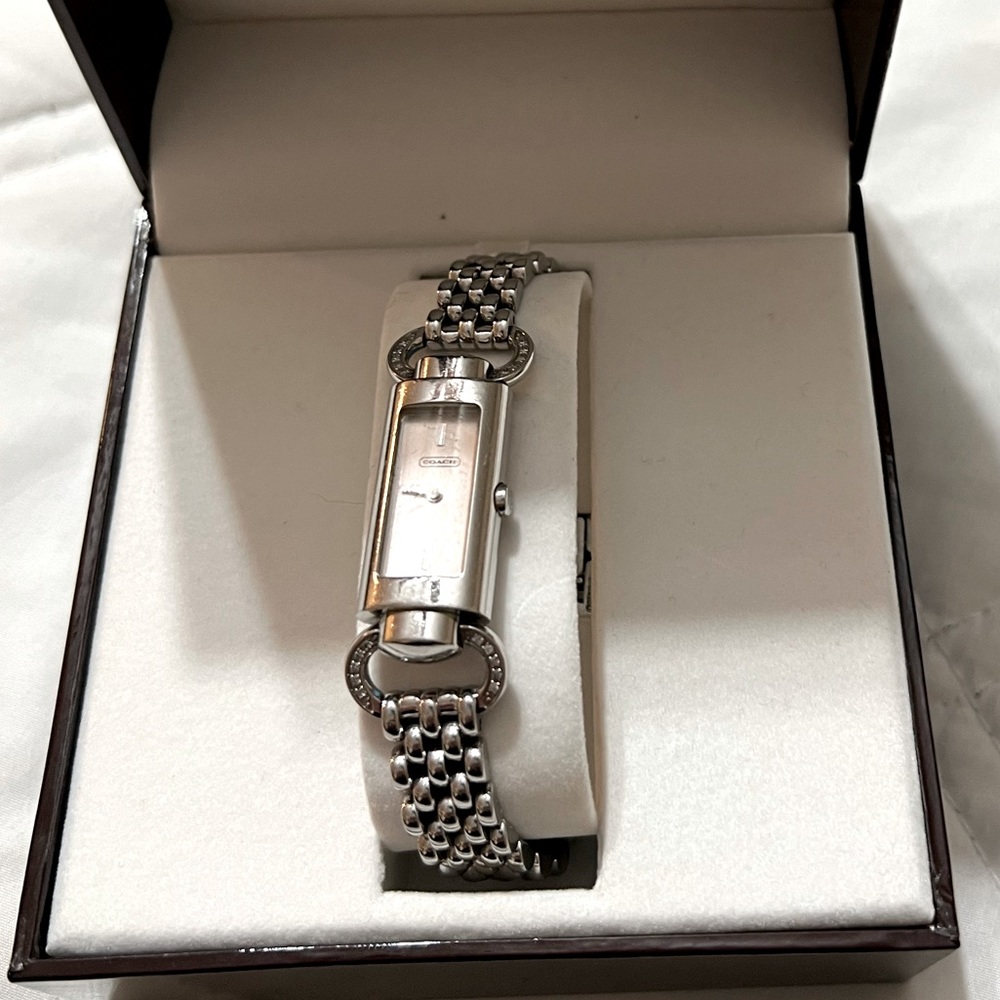 Coach Watch with Diamonds